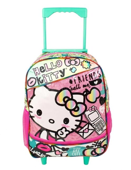 té Colonos marca Mochila escolar Hello Kitty impermeable para niña | Suburbia.com.mx