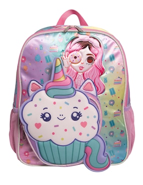 Mochila escolar Mis Pastelitos Ruz para niña