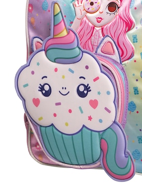 Mochila escolar Mis Pastelitos Ruz para niña
