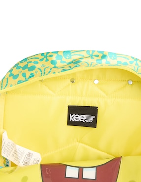 Mochila escolar Bob Esponja Keepack Nickelodeon unisex