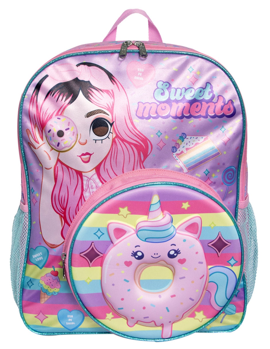 Mochila escolar Mis Pastelitos para niña