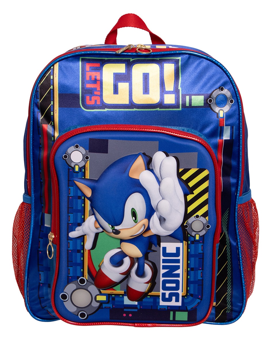 Mochila Escolar Sonic Mochila Sonic NiÃ±o Mochila Sonic Niño Años